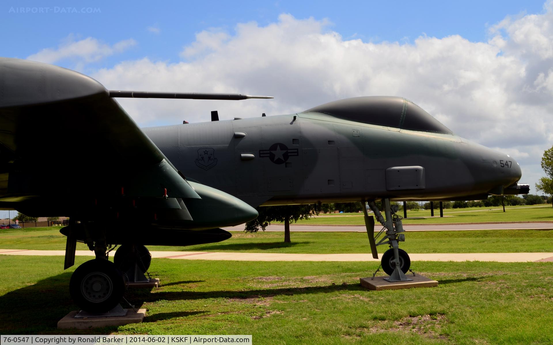 76-0547, 1976 Fairchild Republic A-10A Thunderbolt II C/N A10-0094, LMTC parade field