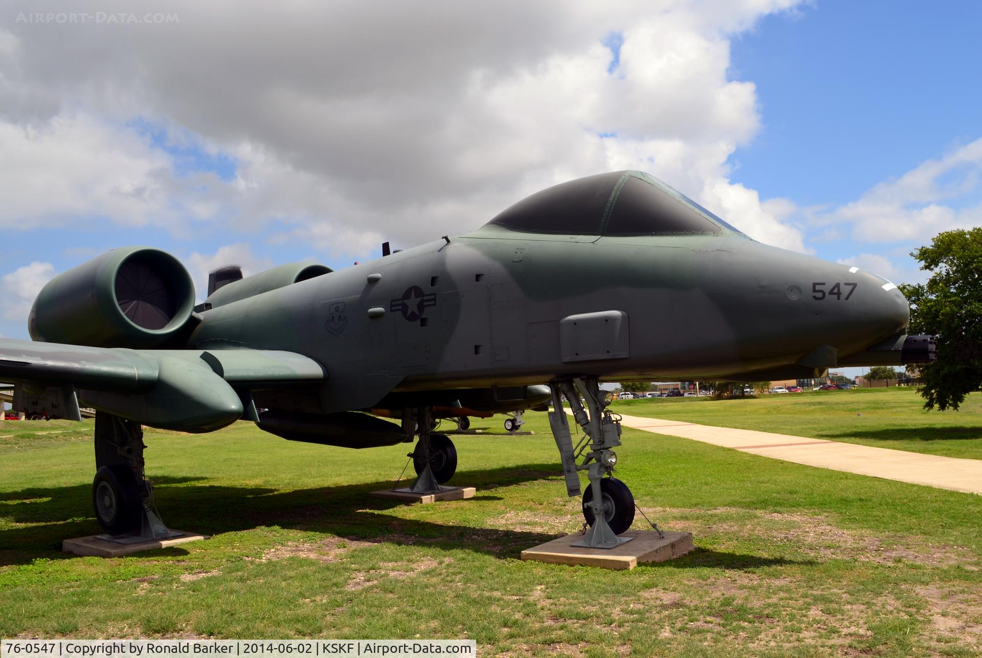 76-0547, 1976 Fairchild Republic A-10A Thunderbolt II C/N A10-0094, LMTC parade field