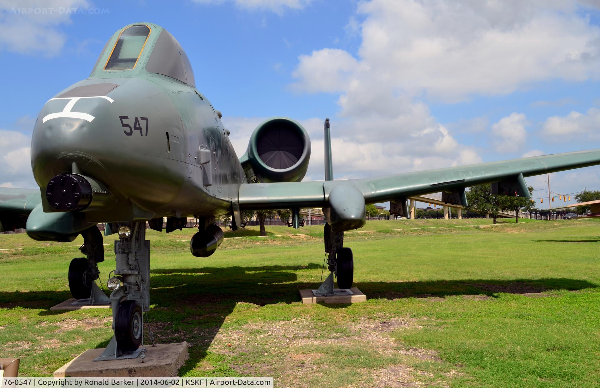 76-0547, 1976 Fairchild Republic A-10A Thunderbolt II C/N A10-0094, LMTC parade field
