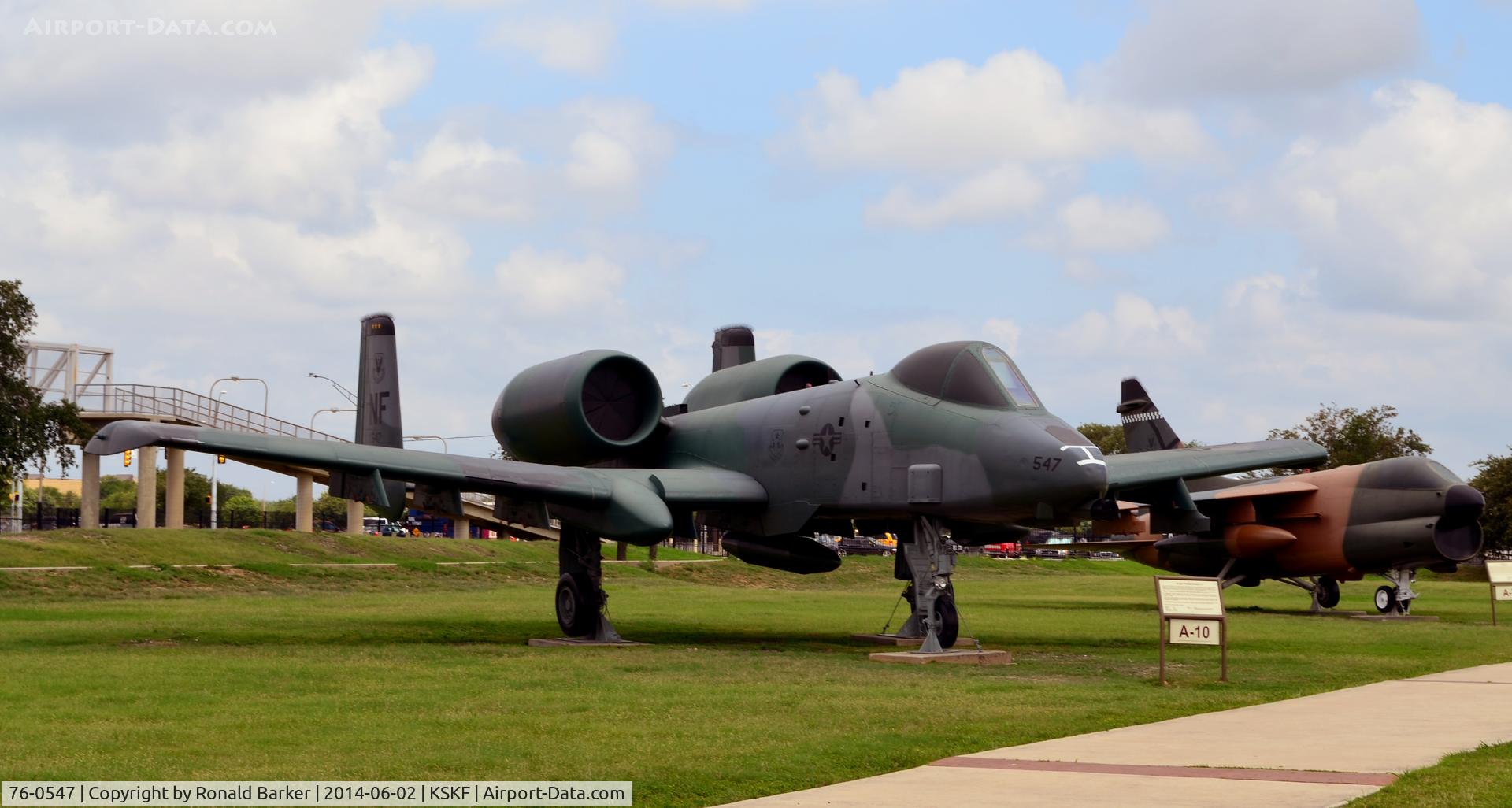 76-0547, 1976 Fairchild Republic A-10A Thunderbolt II C/N A10-0094, LMTC parade field