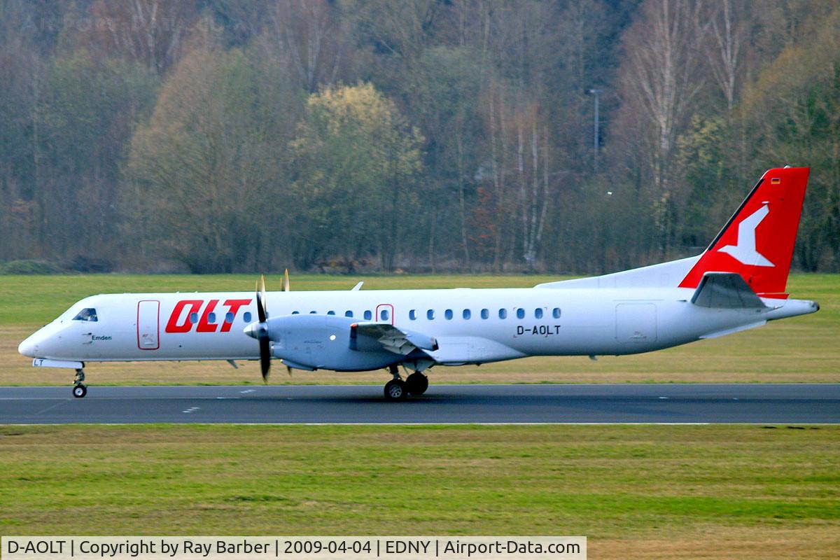 D-AOLT, 1996 Saab 2000 C/N 2000-037, SAAB 2000 [037] (OLT) Friedrichshafen~D 04/04/2009