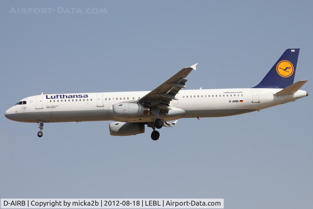 D-AIRB, 1993 Airbus A321-131 C/N 0468, Landing