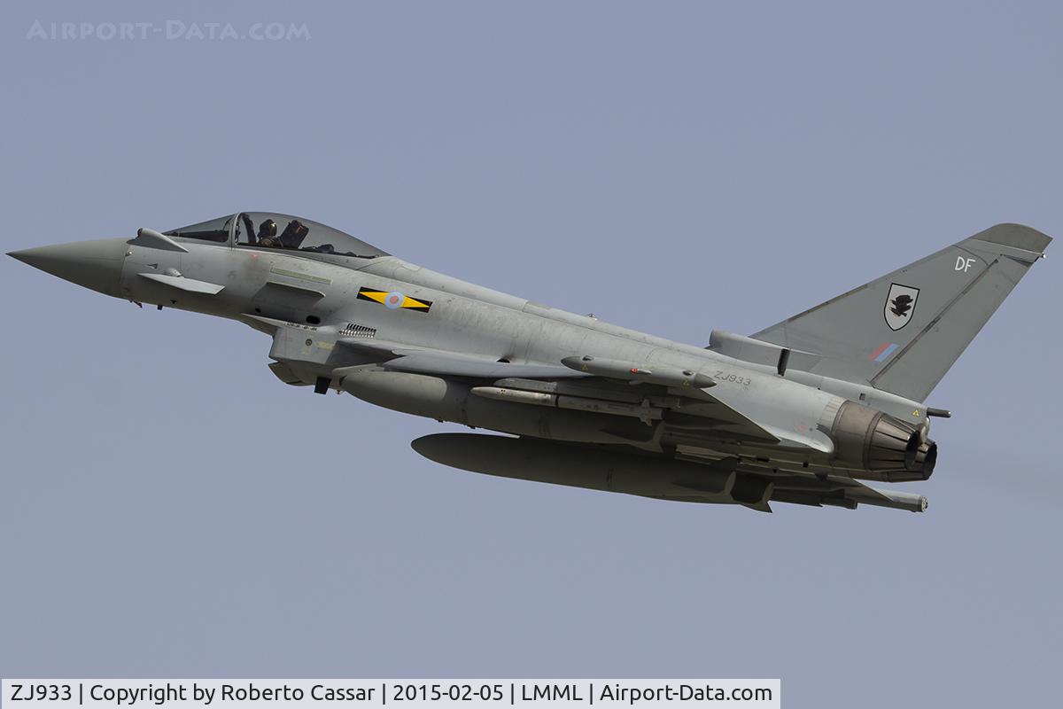 ZJ933, 2006 Eurofighter EF-2000 Typhoon FGR4 C/N 0108/BS024, Departing East to Oman part of AscotFlight9645