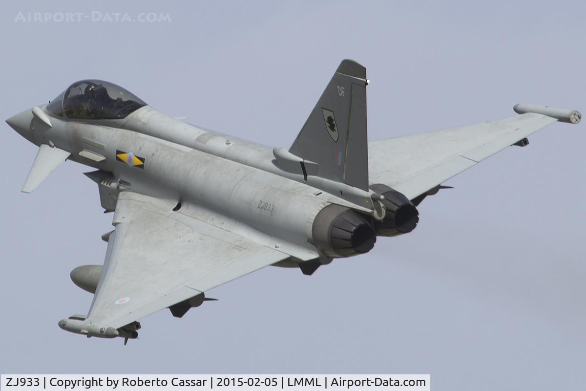 ZJ933, 2006 Eurofighter EF-2000 Typhoon FGR4 C/N 0108/BS024, Departing East to Oman part of AscotFlight9645