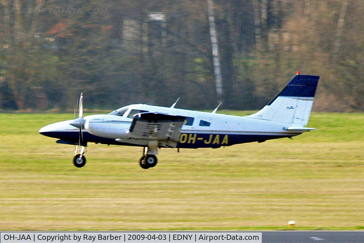 OH-JAA, 1983 Piper PA-34-220T Seneca C/N 34-8333060, Piper PA-34-220T Seneca III [34-8333060] Friedrichshafen~D 03/04/2009