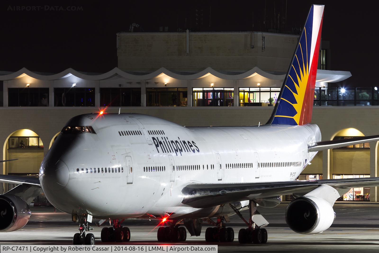 RP-C7471, 1993 Boeing 747-4F6 C/N 27261, Startup back to Manila