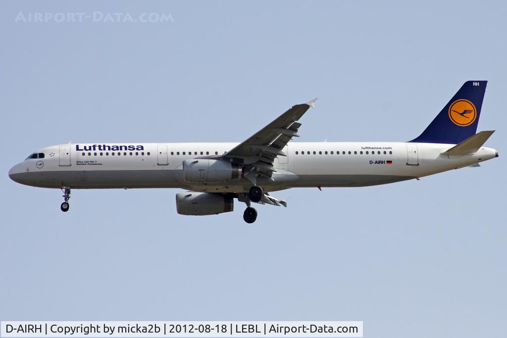 D-AIRH, 1993 Airbus A321-131 C/N 0412, Landing
