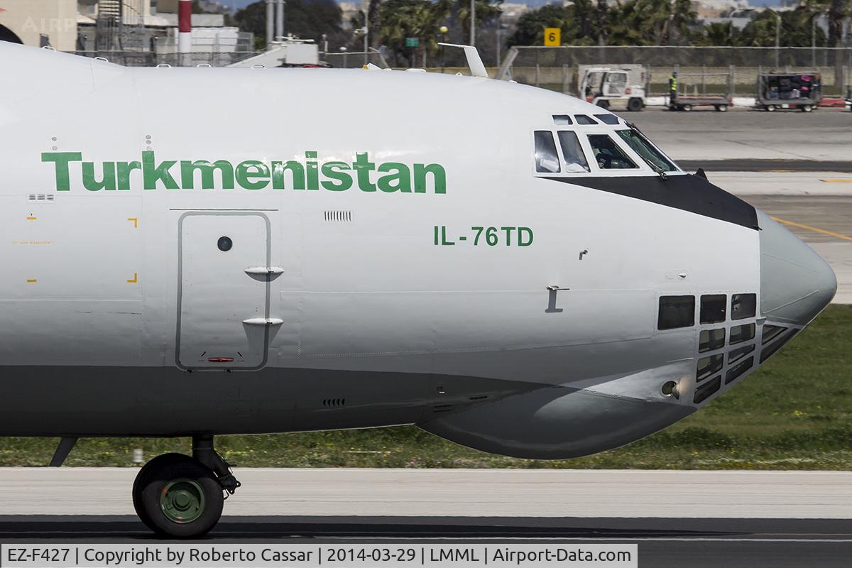 EZ-F427, Ilyushin IL-76TD C/N 1033418620, Arriving runway 13