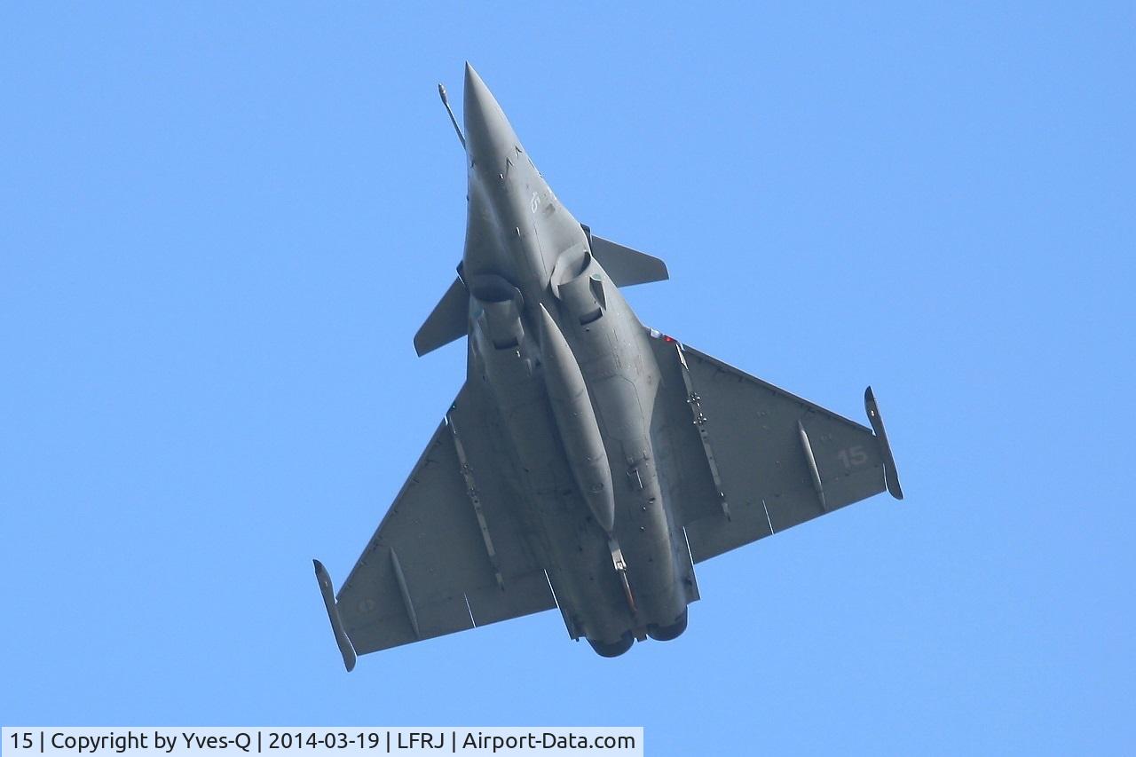 15, Dassault Rafale M C/N 15, French Naval Aviation Dassault Rafale M, Take off Rwy 26, Landivisiau Naval Air Base (LFRJ)
