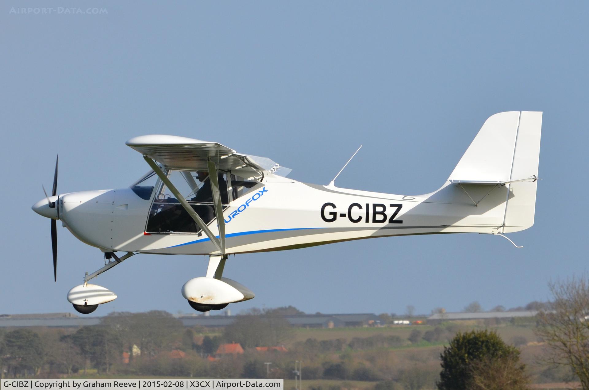 G-CIBZ, 2013 Eurofox 912S C/N BMAA/HB/642, About to land at Northrepps.