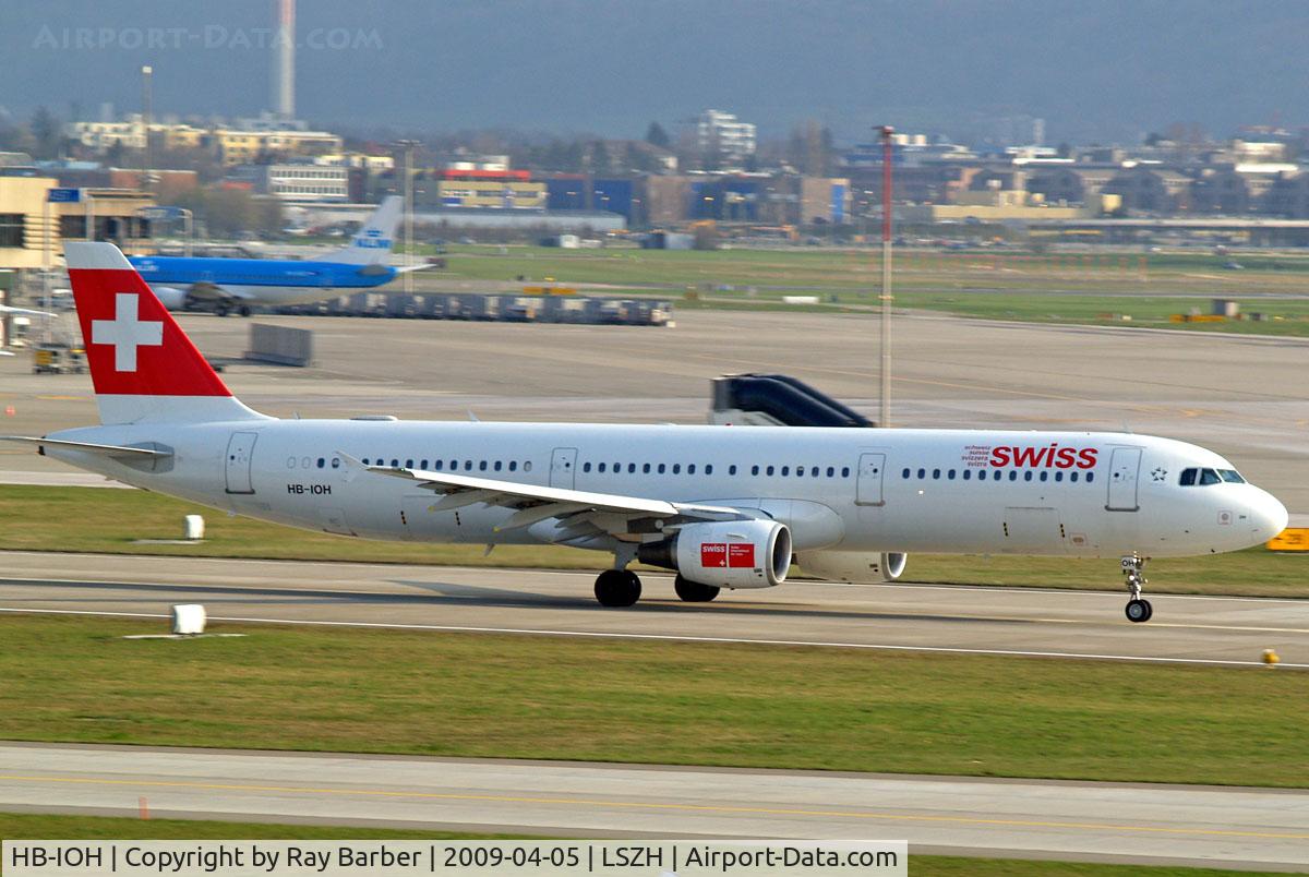 HB-IOH, 1997 Airbus A321-111 C/N 664, Airbus A321-111 [0664] (Swiss International Air Lines) Zurich~HB 05/04/2009