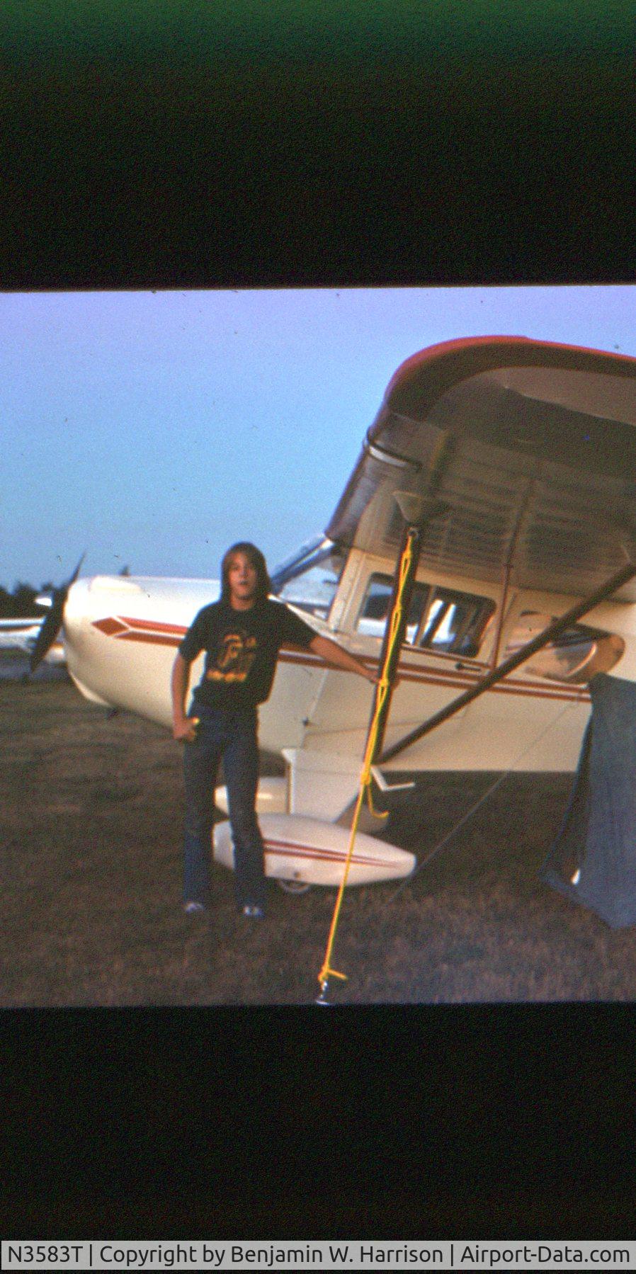 N3583T, 1976 Taylorcraft F-19 Sportsman C/N F-051, at Oshkosh 1977 or 78
