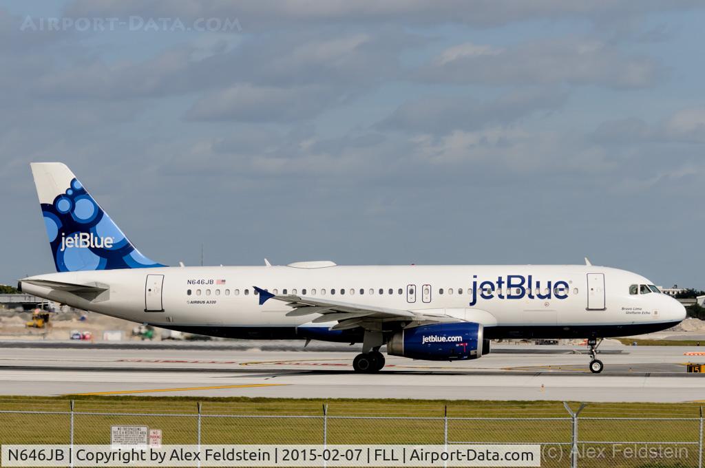 N646JB, 2006 Airbus A320-232 C/N 2945, Ft. Lauderdale