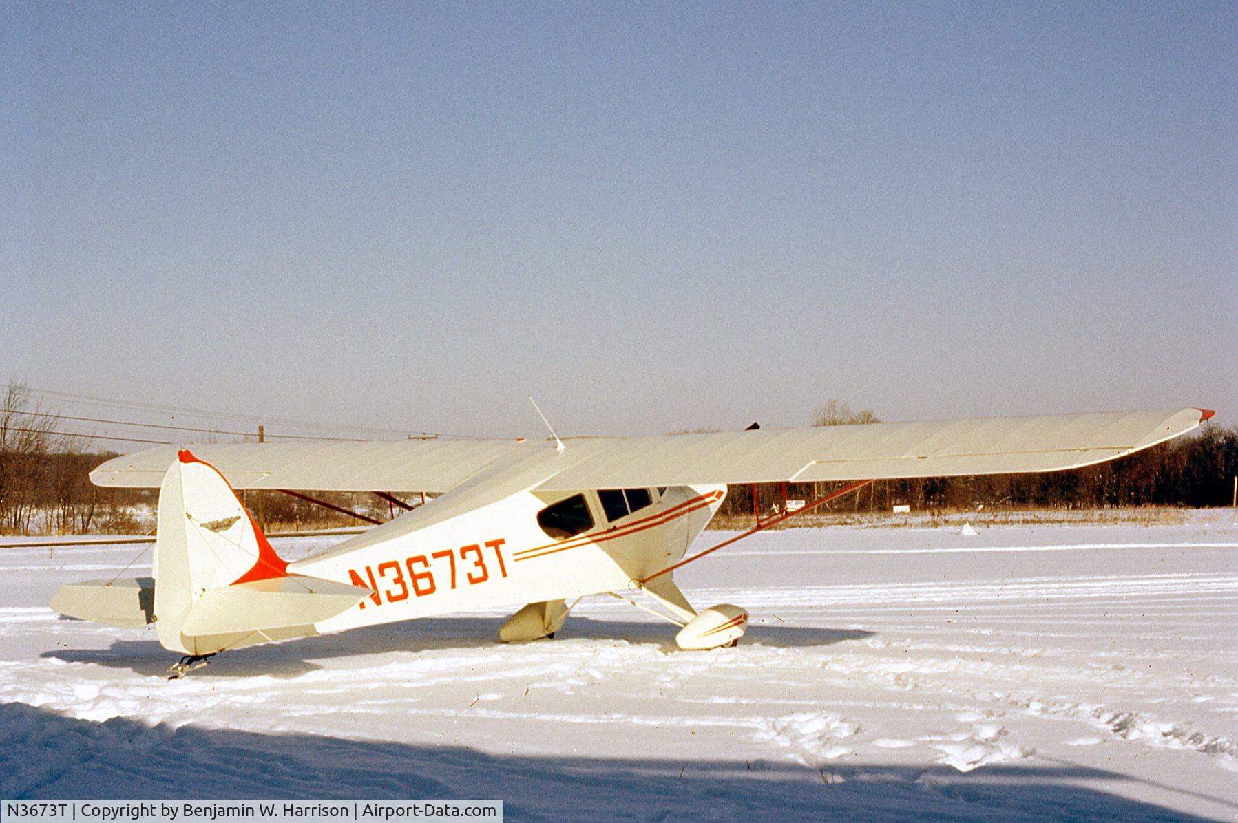 N3673T, 1976 Taylorcraft F-19 Sportsman C/N F-081, another at the factory