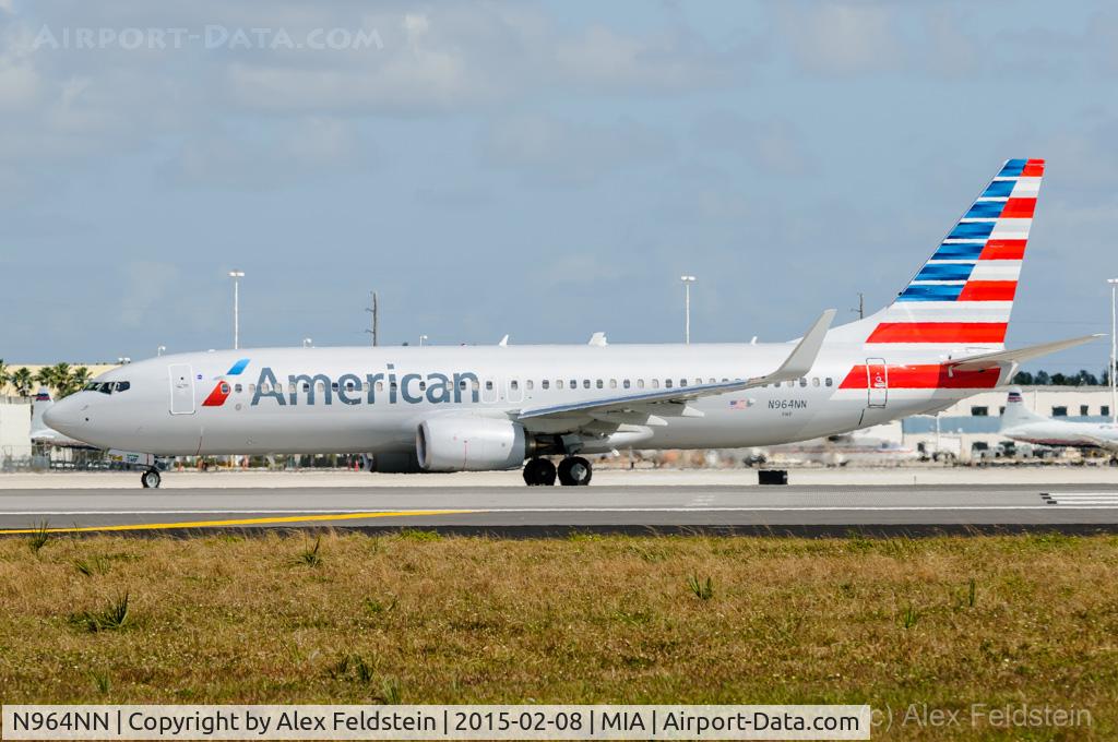 N964NN, 2014 Boeing 737-823 C/N 31210, Miami