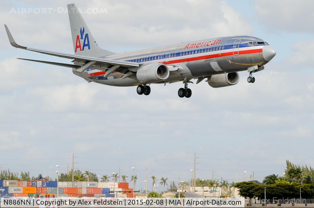 N886NN, 2012 Boeing 737-823 C/N 33223, Miami