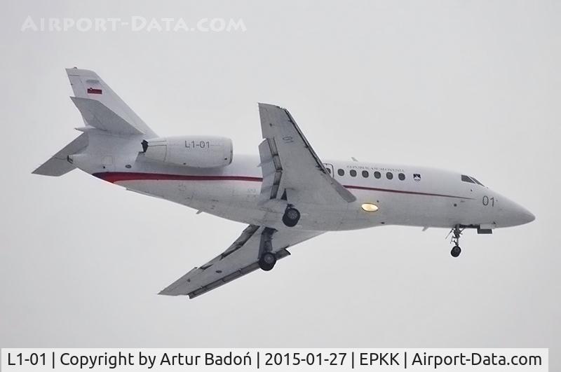 L1-01, 2003 Dassault Falcon 2000EX C/N 15, Slovenia Gernment