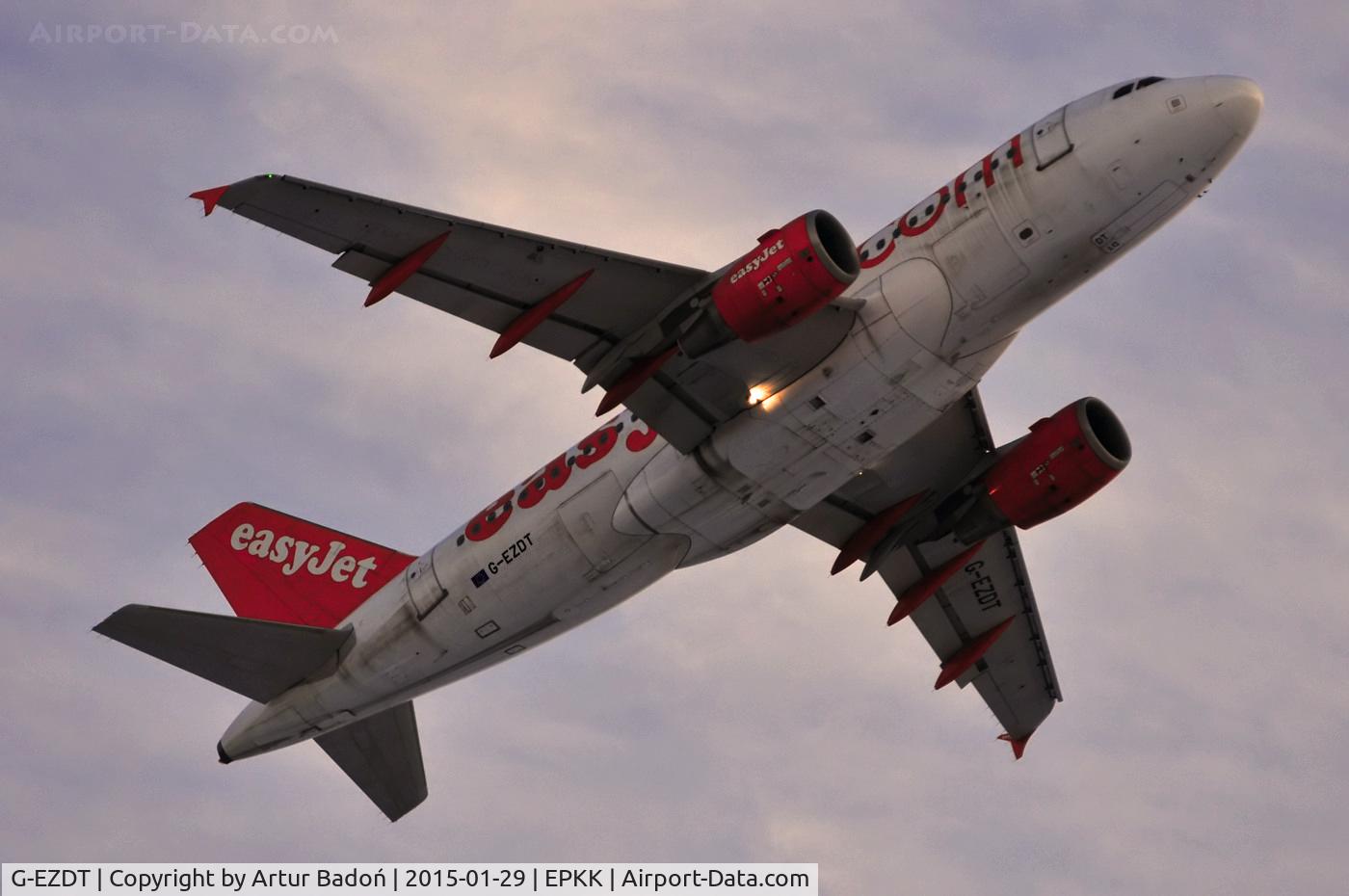 G-EZDT, 2008 Airbus A319-111 C/N 3720, EasyJet