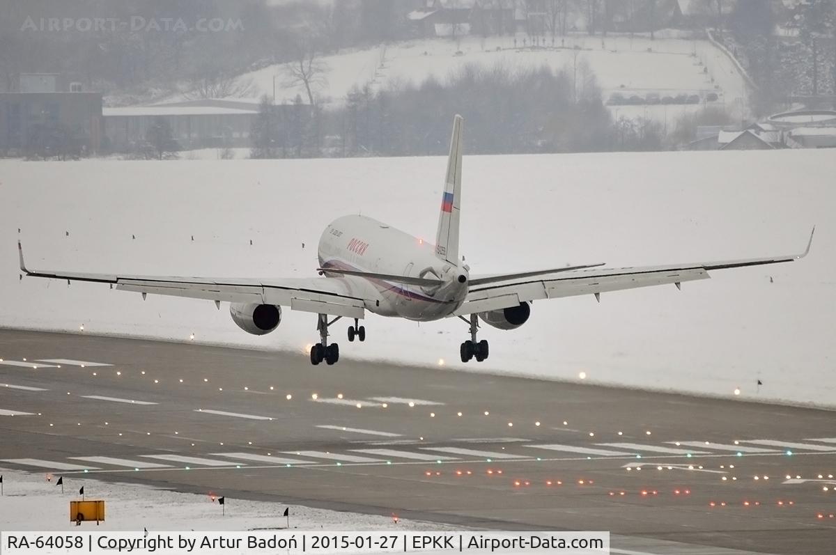 RA-64058, Tupolev Tu-204-300 C/N 145074-4164058, Rossiya Airlines