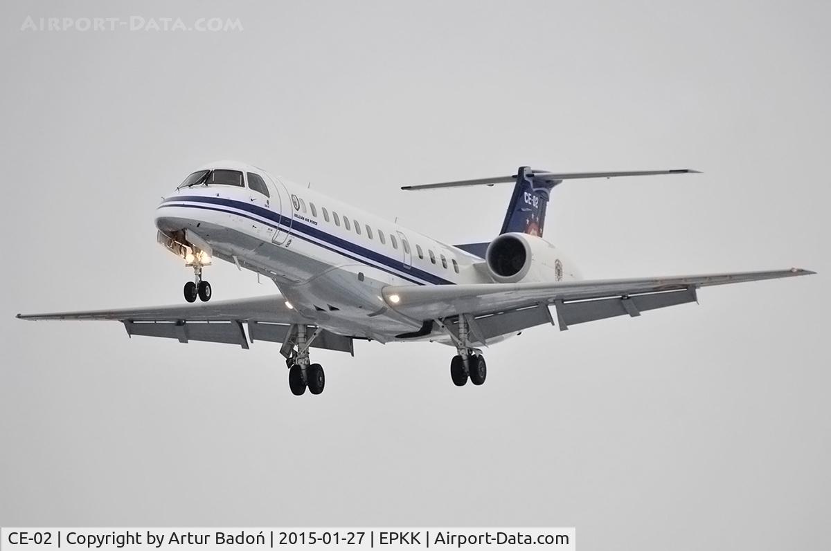 CE-02, 2001 Embraer ERJ-135LR (EMB-135LR) C/N 145480, Belgium Air Force
