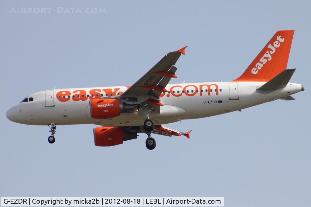 G-EZDR, 2008 Airbus A319-111 C/N 3683, Landing