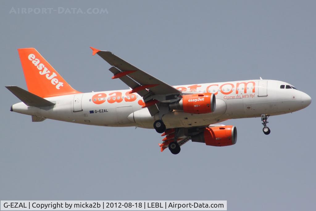 G-EZAL, 2006 Airbus A319-111 C/N 2754, Landing