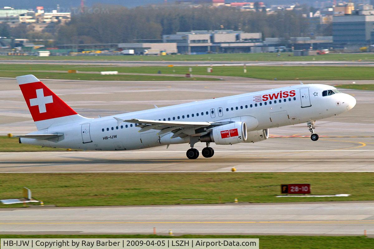 HB-IJW, 2003 Airbus A320-214 C/N 2134, Airbus A320-214 [2134] (Swiss International Air Lines) Zurich~HB 05/04/2009