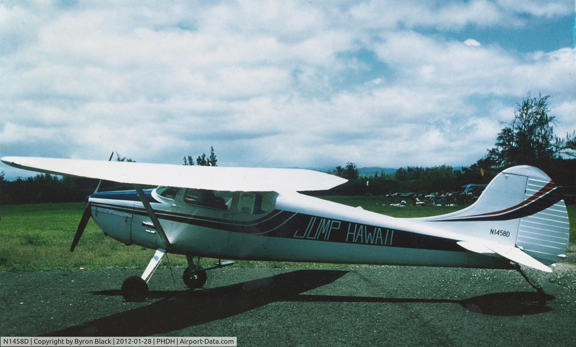 N1458D, Cessna 170A C/N 20142, N1458D at Dillingham field, HI in the Late 70's
