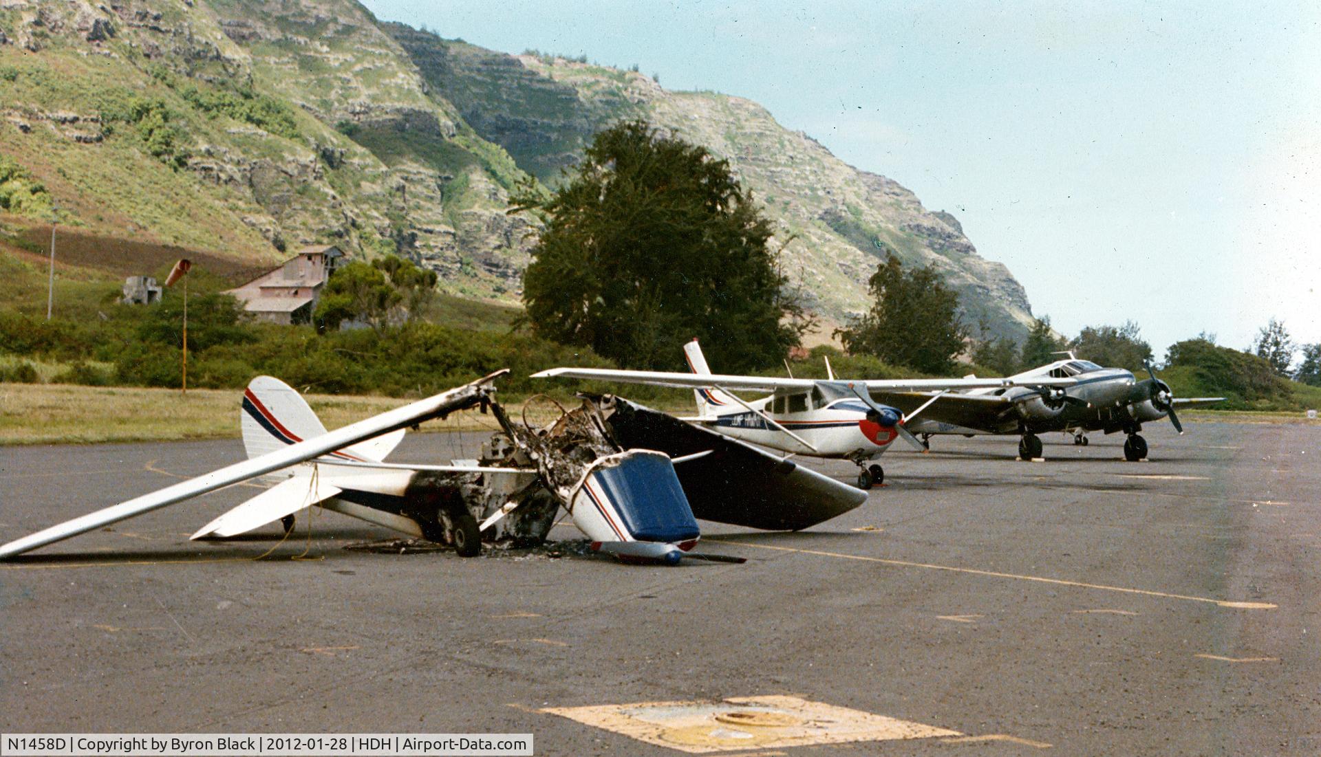 N1458D, Cessna 170A C/N 20142, N1458D meets the end.