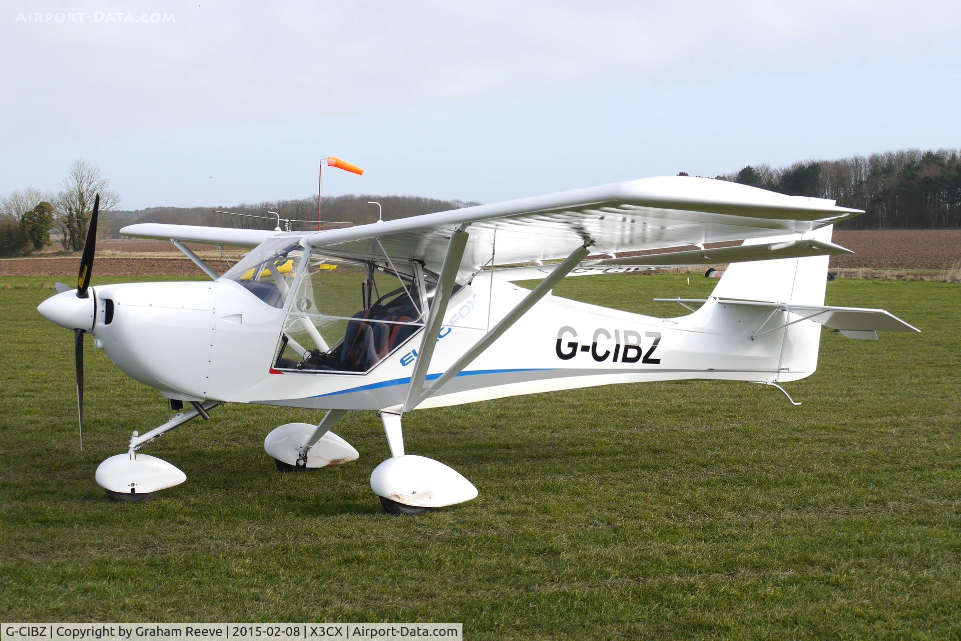 G-CIBZ, 2013 Eurofox 912S C/N BMAA/HB/642, Parked at Northrepps.