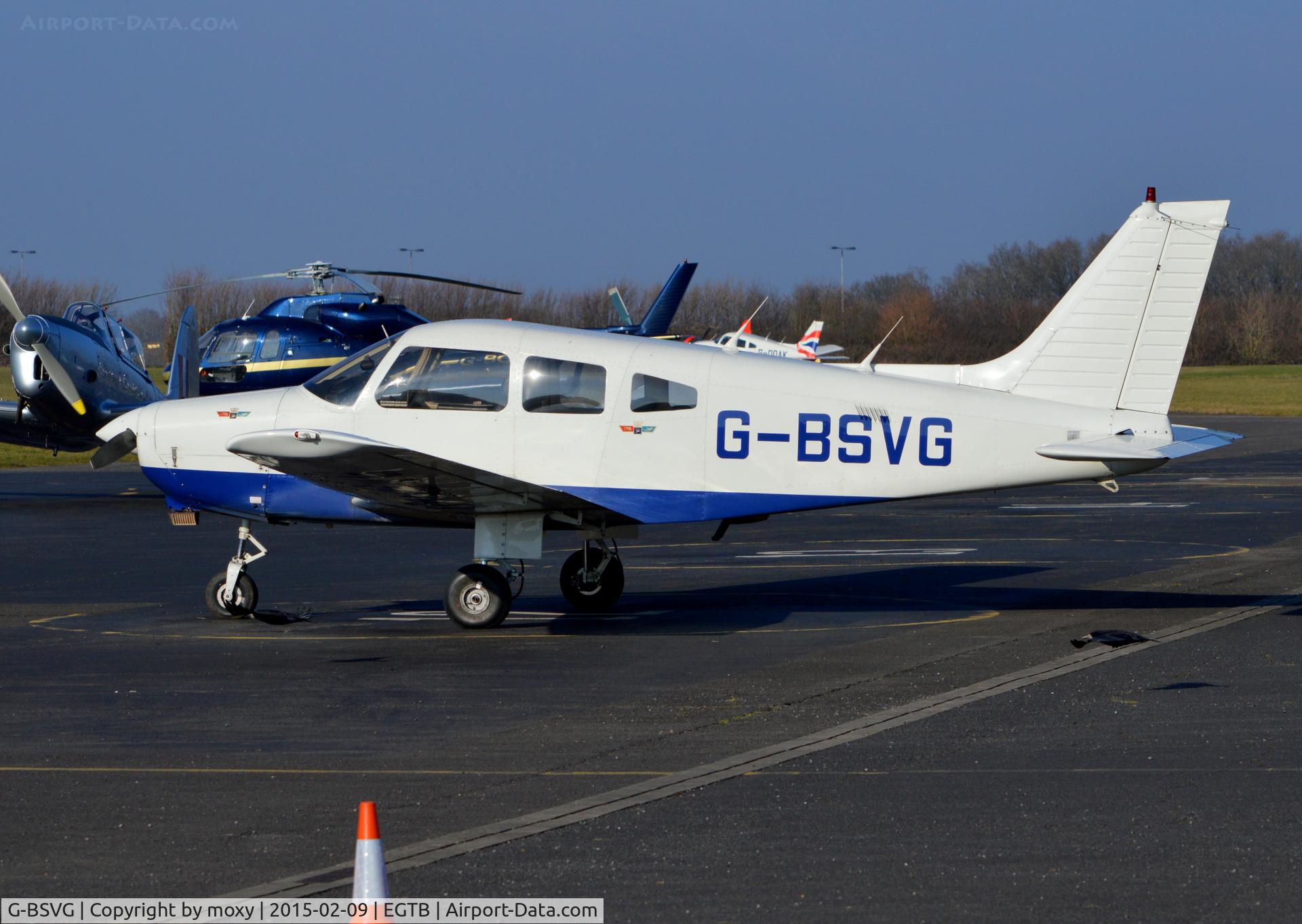 G-BSVG, 1984 Piper PA-28-161 Cherokee Warrior II C/N 28-8516013, Piper PA-28-161 at Wycombe Air Park 