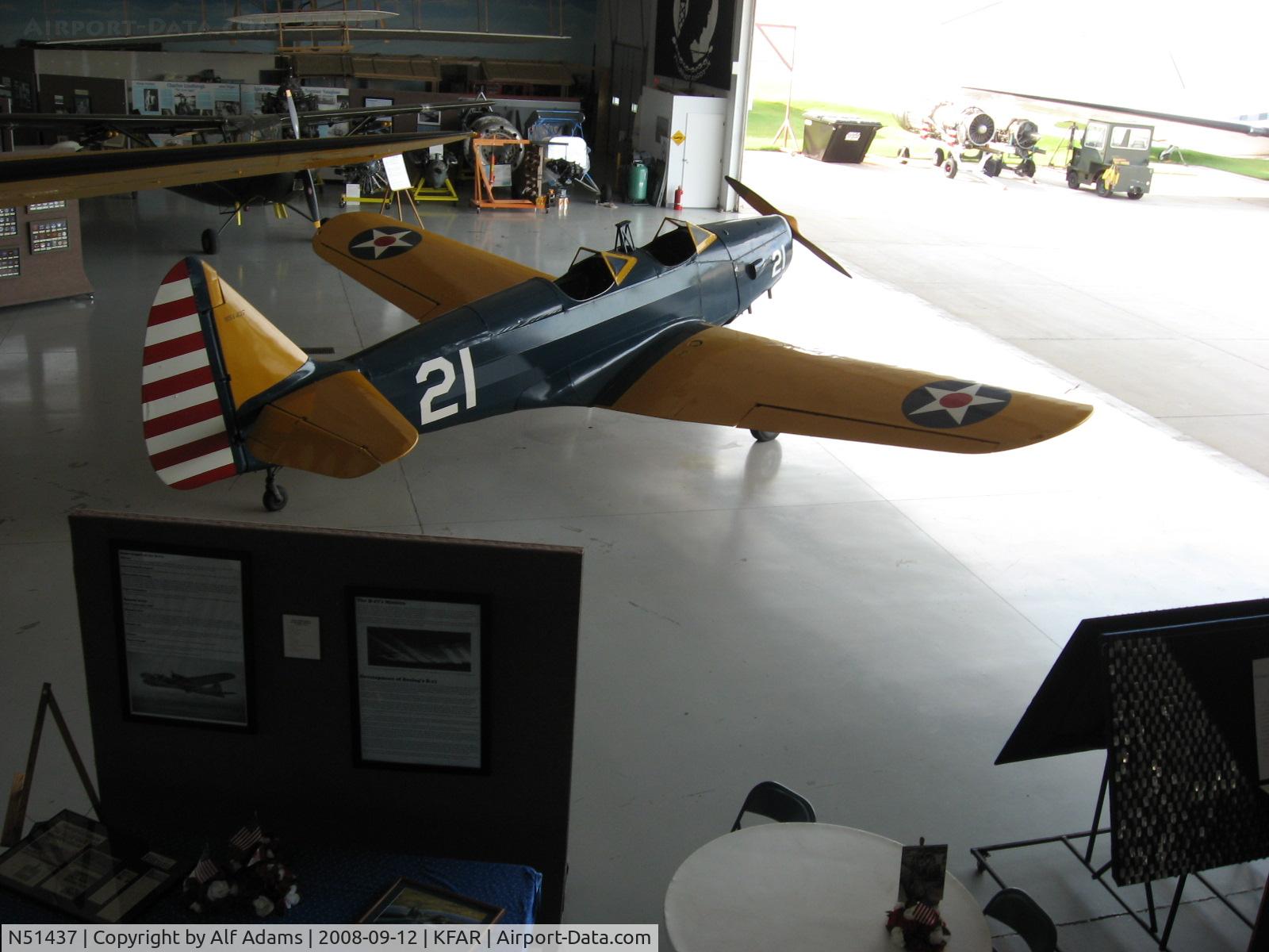 N51437, 1943 Fairchild M-62A C/N 6563AE, Displayed at the Fargo Air Museum, Fargo, North Dakota in 2008.