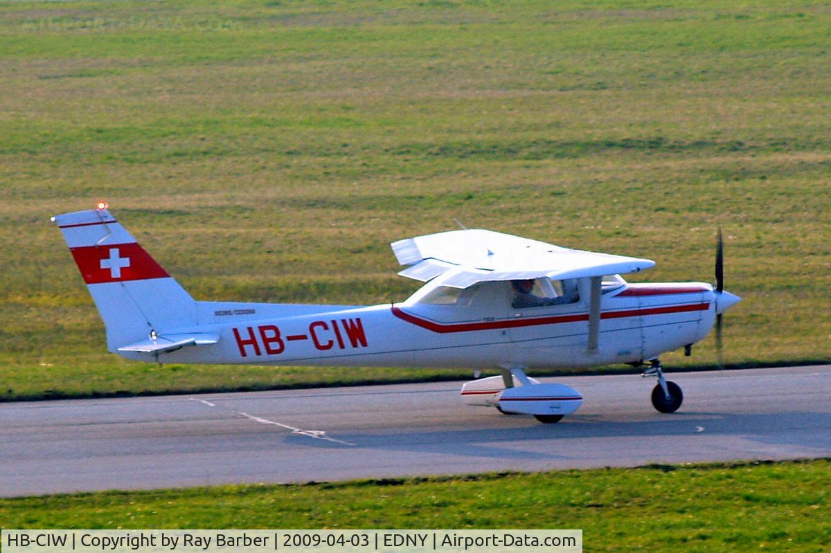 HB-CIW, 1987 Reims F152 C/N 1980, R/Cessna F.152 [1980] Friedrichshafen~D 03/04/2009