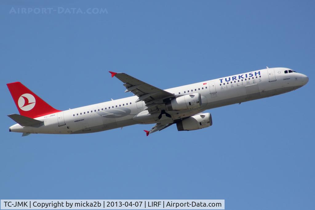 TC-JMK, 2008 Airbus A321-232 C/N 3738, Take off