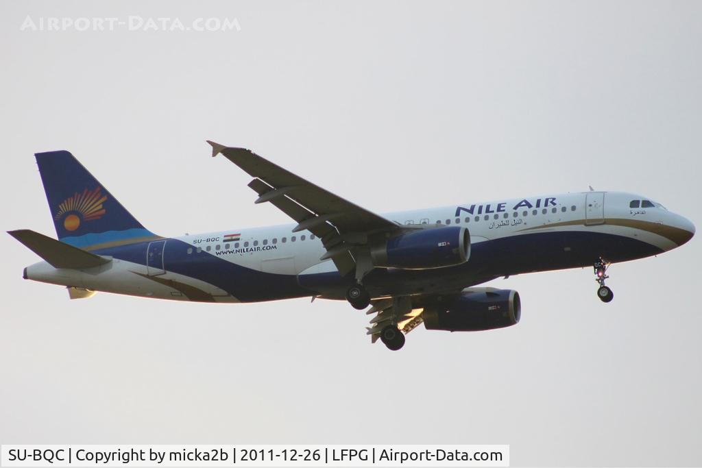 SU-BQC, 2007 Airbus A320-232 C/N 3219, Landing