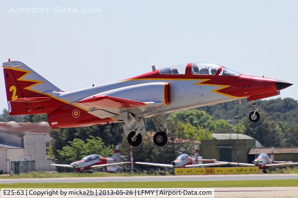 E25-63, CASA C-101EB Aviojet C/N EB01-68-068, Landing