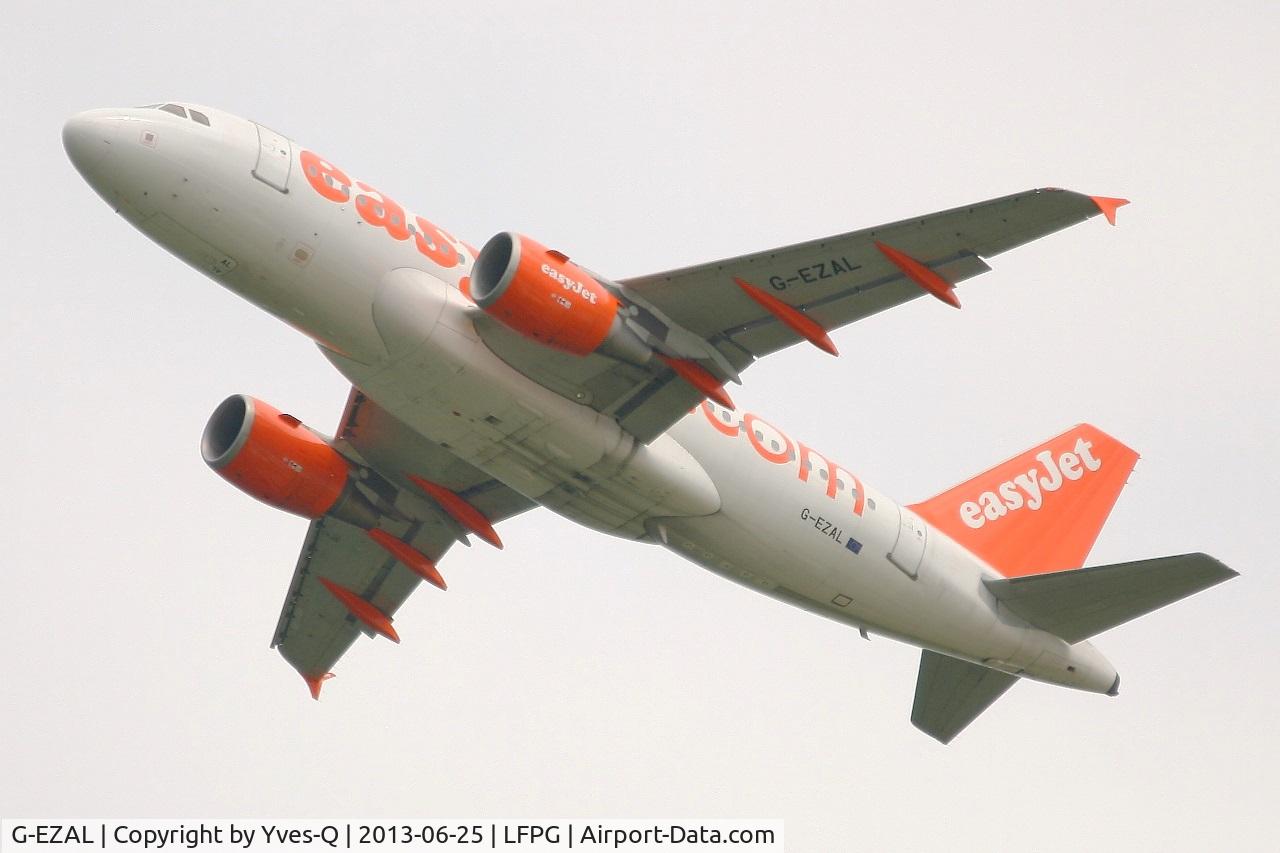 G-EZAL, 2006 Airbus A319-111 C/N 2754, Airbus A319-111, Take off rwy 27L, Roissy Charles De Gaulle airport (LFPG-CDG)