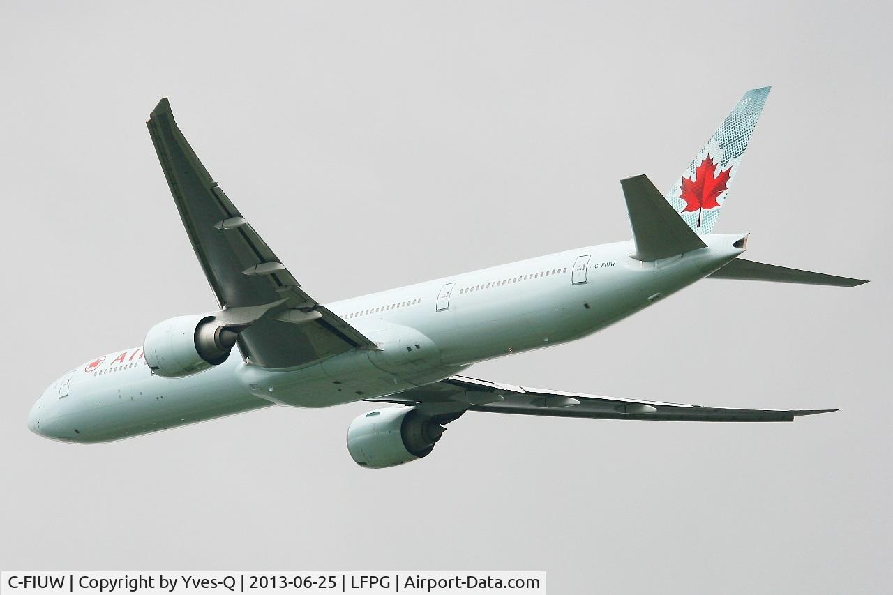 C-FIUW, 2008 Boeing 777-333/ER C/N 35249, Boeing 777-333ER, Take off rwy 27L, Roissy Charles De Gaulle airport (LFPG-CDG)