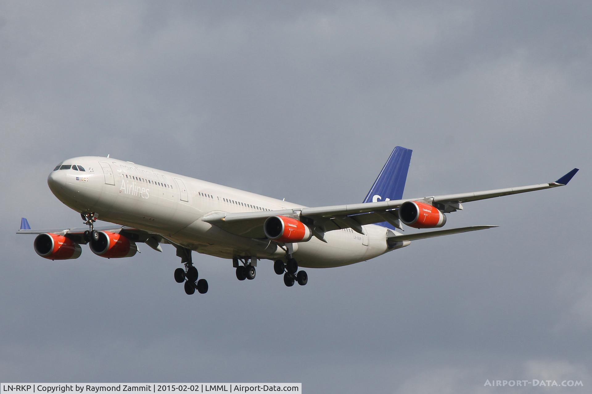 LN-RKP, 1997 Airbus A340-313X C/N 167, A340 LN-RKP Scandinavian Airline System