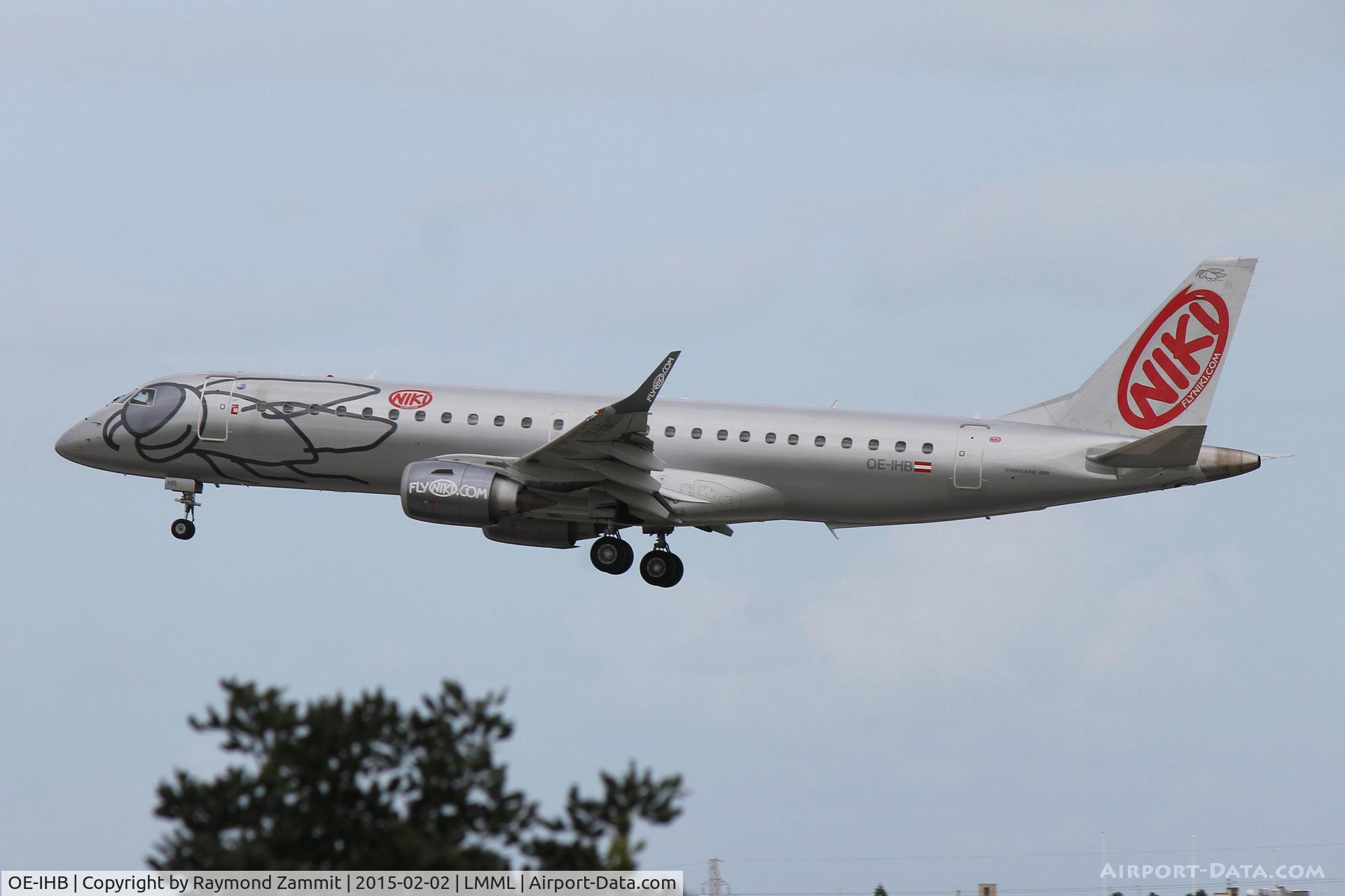 OE-IHB, 2009 Embraer 190LR (ERJ-190-100LR) C/N 19000294, Emb ERJ190 OE-IHB NikiFly