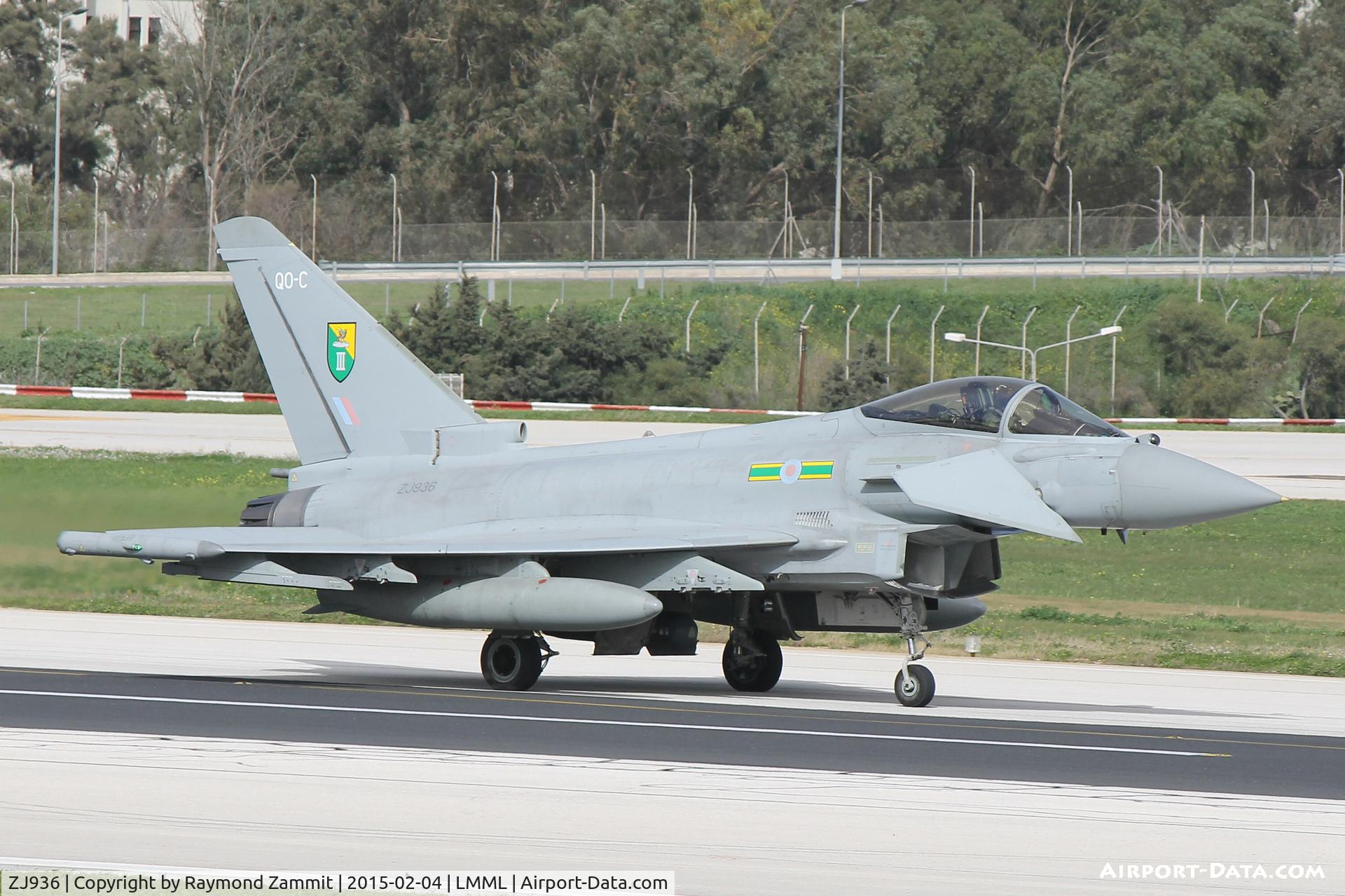 ZJ936, 2007 Eurofighter EF-2000 Typhoon FGR4 C/N 0119/BS027, Eurofighter EF2000 Typhoon F2 ZJ936/Q-OC Royal Air Force