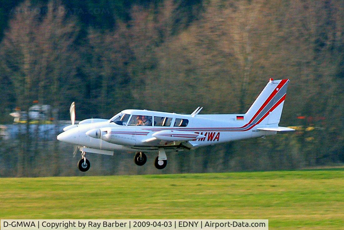 D-GMWA, 1966 Piper PA-30-160 Twin Comanche Twin Comanche C/N 30-1178, Piper PA-30-160 Twin Comanche B [30-1178] Friedrichshafen~D 03/04/2009