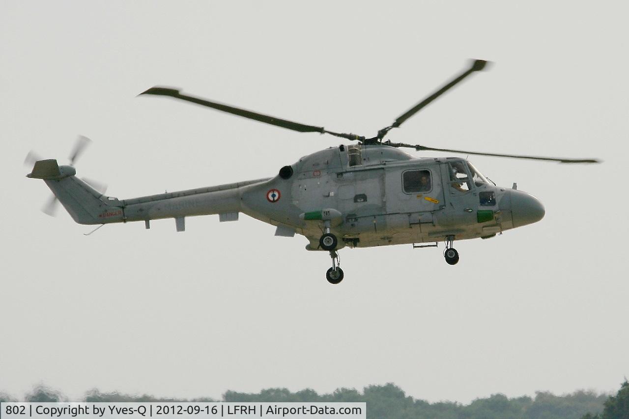 802, Westland Lynx HAS.4(FN) C/N 253, French naval aviation Westland Lynx HAS 4, Solo display, Lann Bihoué Air Base (LFRH-LRT) open day 2012