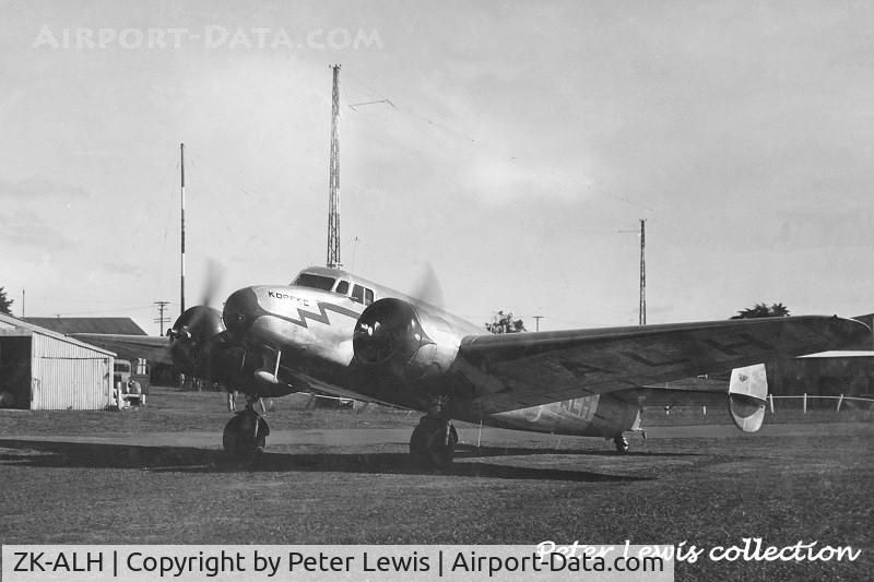 ZK-ALH, 1936 Lockheed Electra 10-A C/N 1060, Union Airways of NZ Ltd., Palmerston North