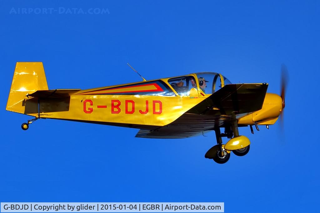 G-BDJD, 1977 Jodel D-112 C/N PFA 910, Back to Linley Hill