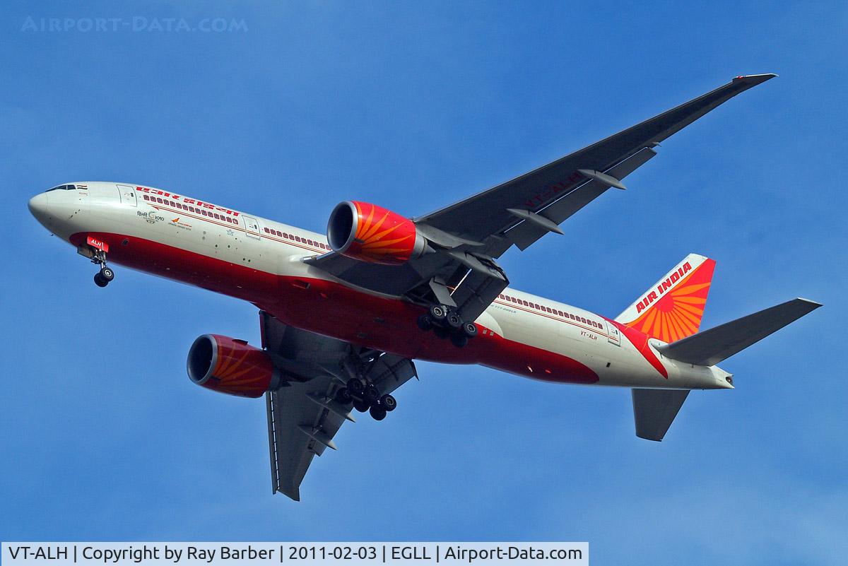 VT-ALH, 2009 Boeing 777-237/LR C/N 36307, Boeing 777-237LR [36307] (Air India) Home~G 03/02/2011. On approach 27R.