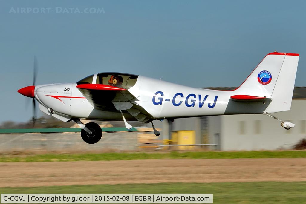 G-CGVJ, 2014 Europa XS Monowheel C/N PFA 247-13752, Touch and go