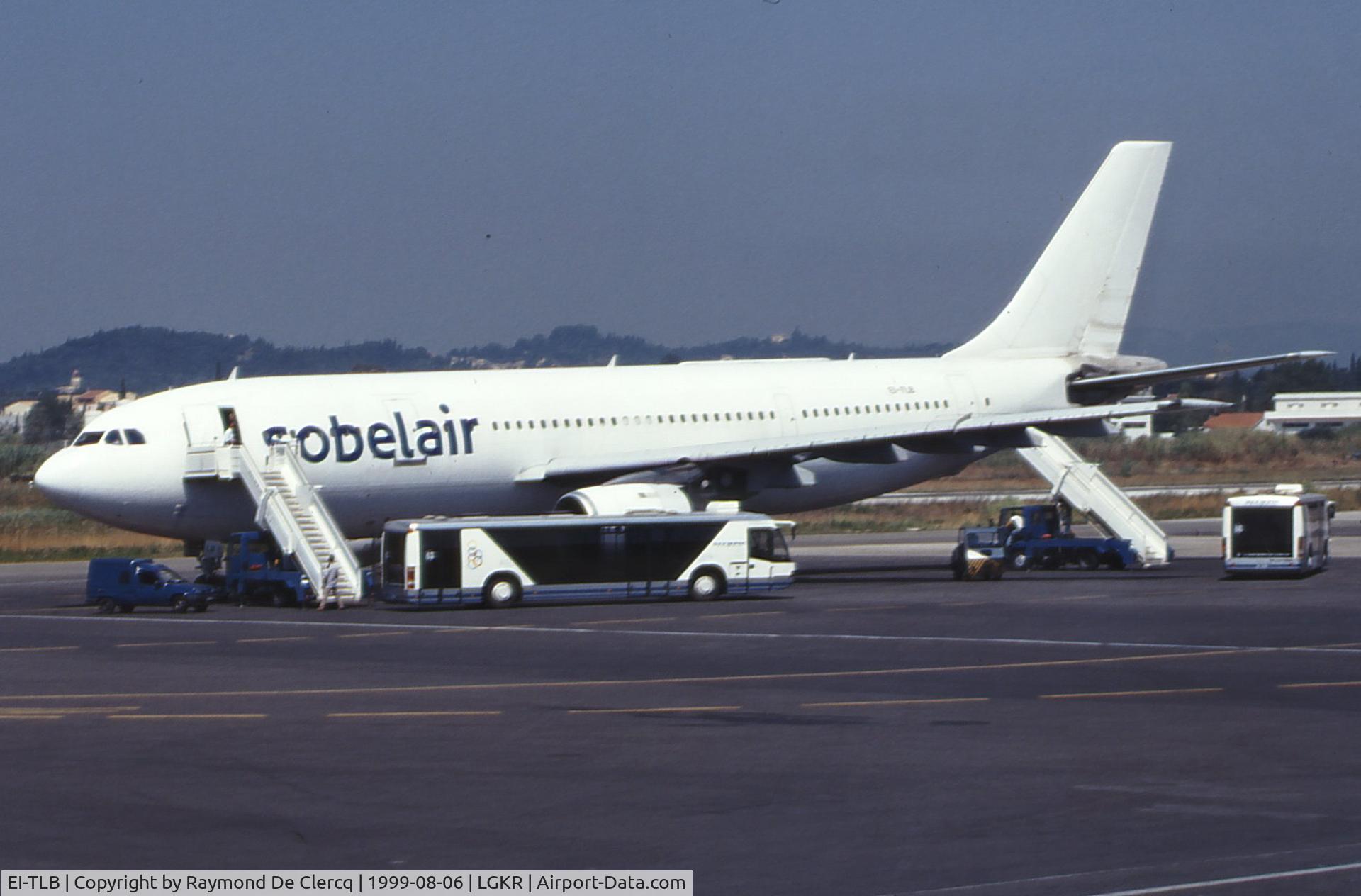 EI-TLB, 1975 Airbus A300B4-103 C/N 12, Leased from TransAer, soon boarding for the flight to Brussels.