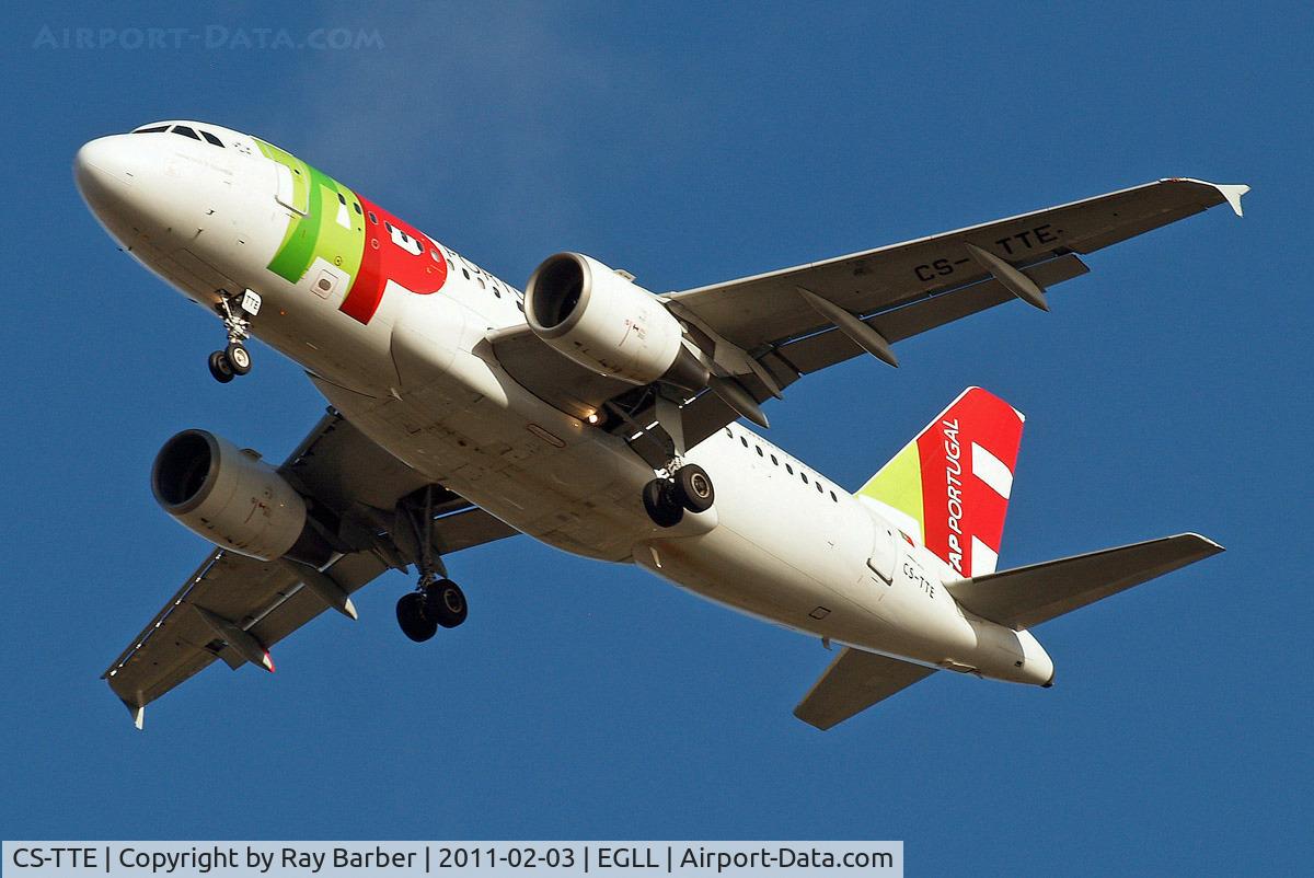 CS-TTE, 1998 Airbus A319-111 C/N 821, Airbus A319-111 [0821] (TAP Portugal) Home~G 03/02/2011. On approach 27R.