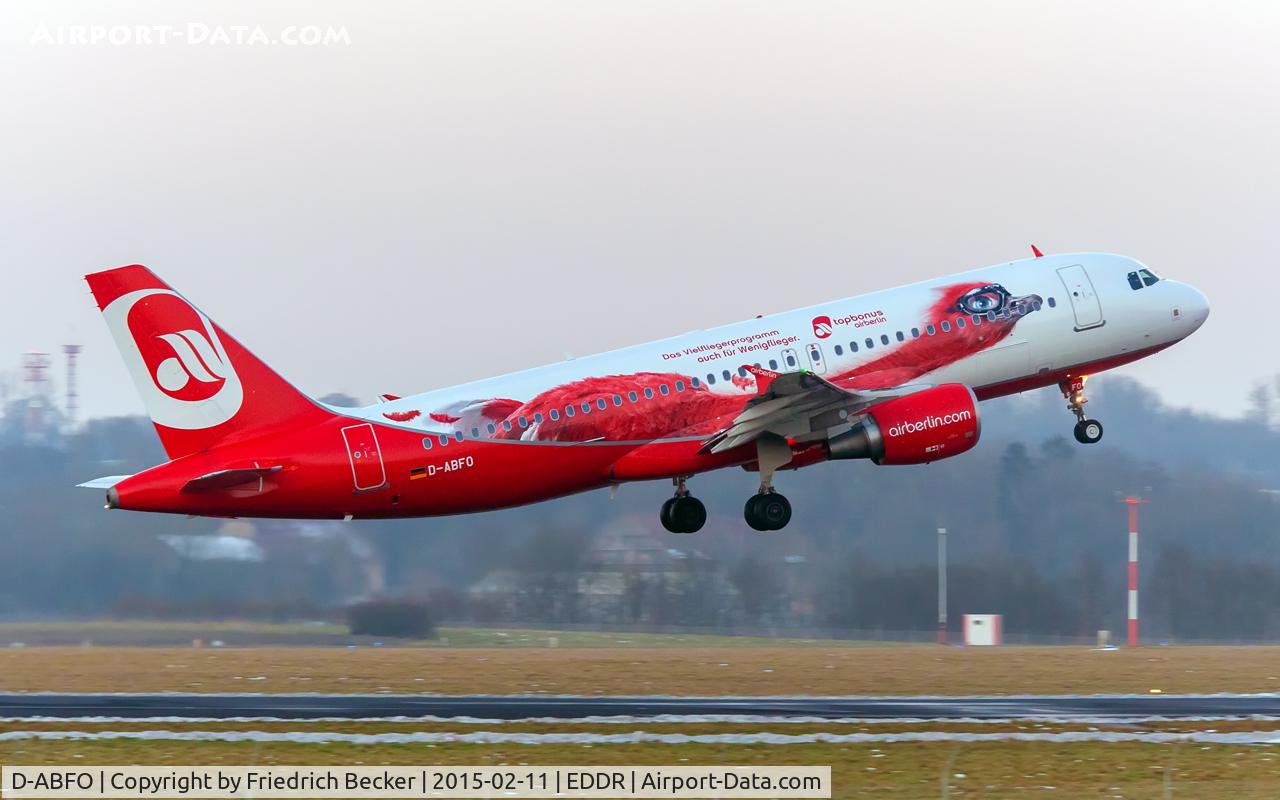 D-ABFO, 2010 Airbus A320-214 C/N 4564, departure to Palma via RW09